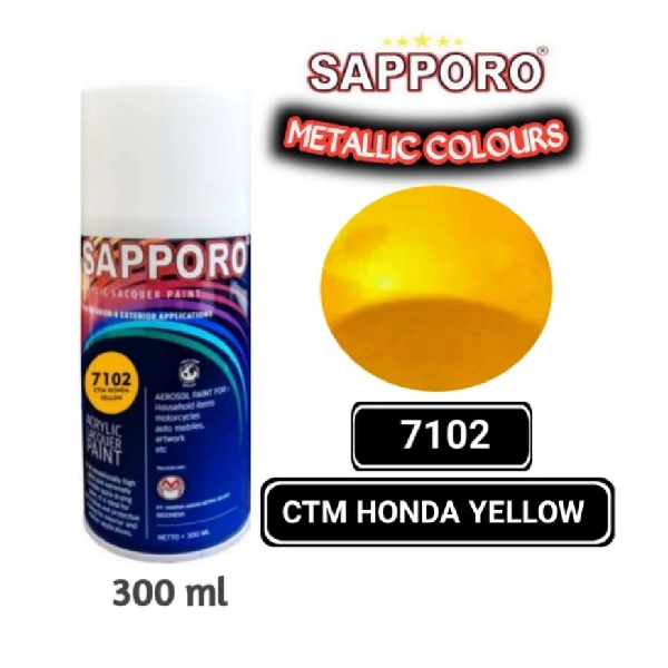 SAPPORO CTM Honda Yellow 7102 300ml