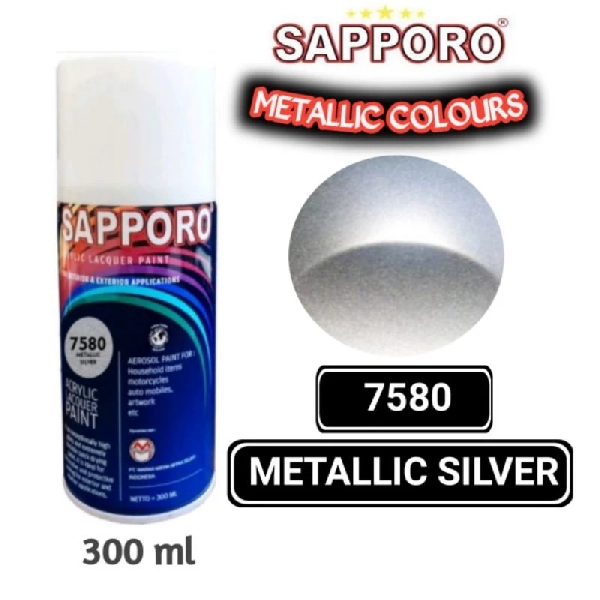 SAPPORO Metallic Silver 7580 300ml