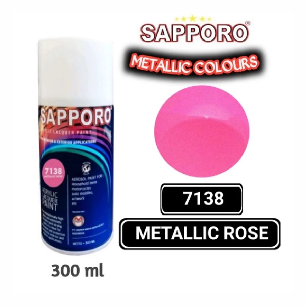 SAPPORO Pink Metalic Rose 7138 300ml