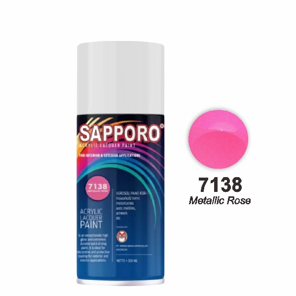 SAPPORO Pink Metalic Rose 7138 300ml