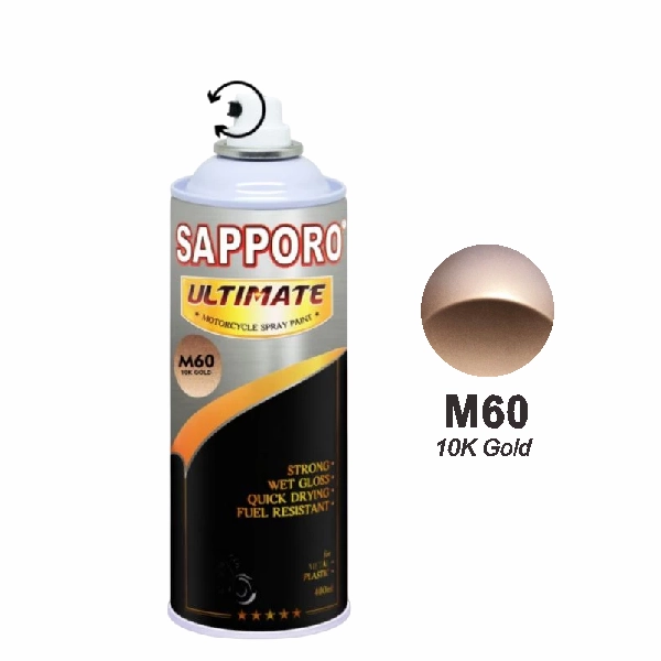 SAPPORO Ultimate 10K Gold M60 400ml