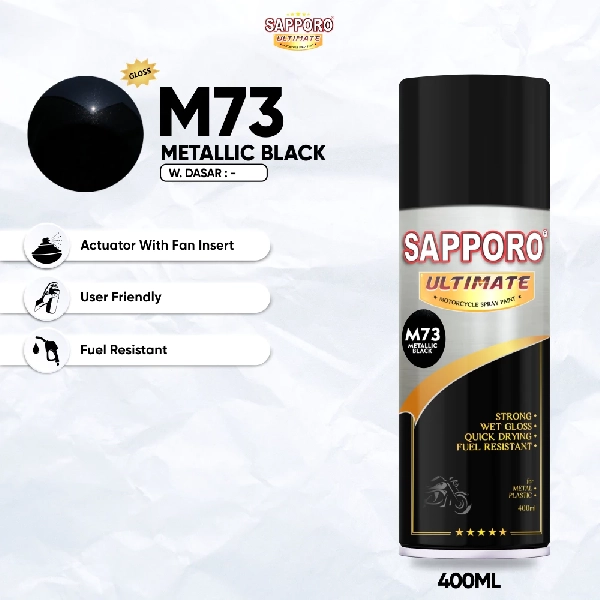 SAPPORO Ultimate Black Metallic M73 400ml