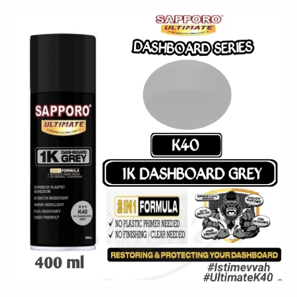 SAPPORO Ultimate Dashboard Grey K40 400ml