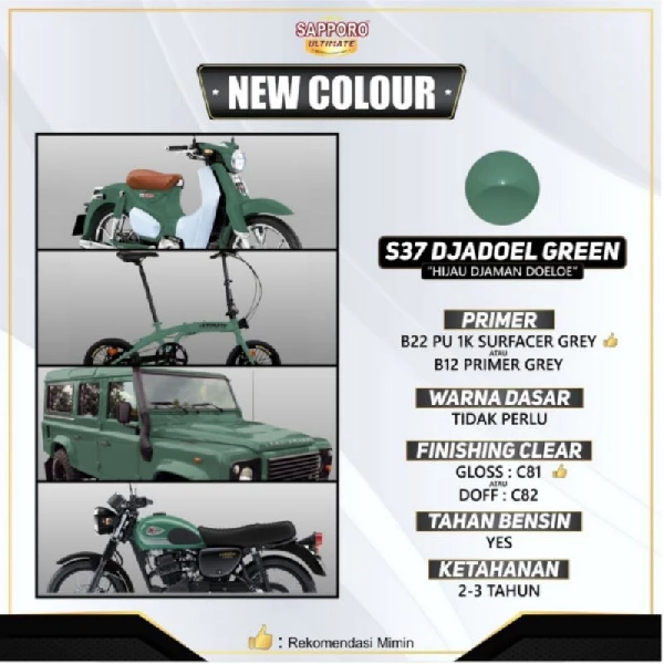 SAPPORO Ultimate Djadoel Green S37 400ml