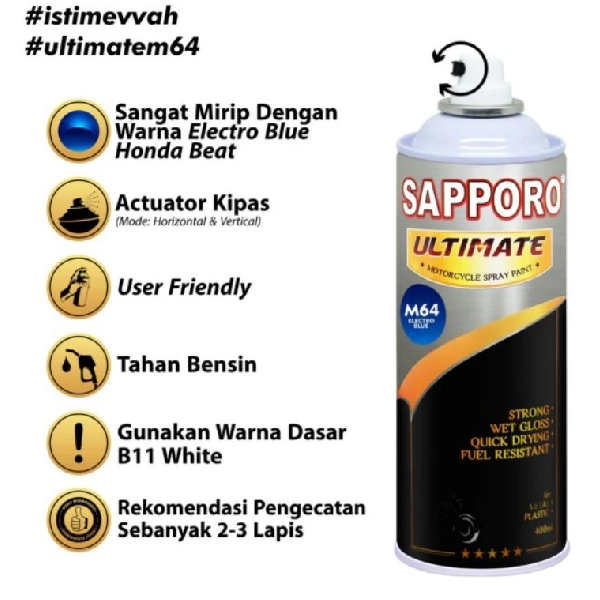 SAPPORO Ultimate Electro Blue M64 400ml
