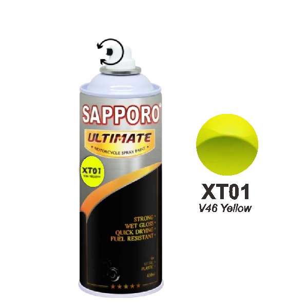 SAPPORO Ultimate Extreme Yellow XT01 V46 400ml