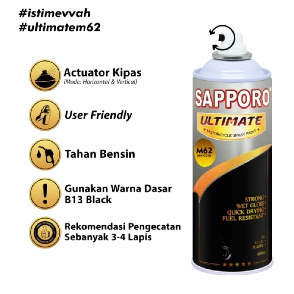 SAPPORO Ultimate JKW Gold M62 400ml