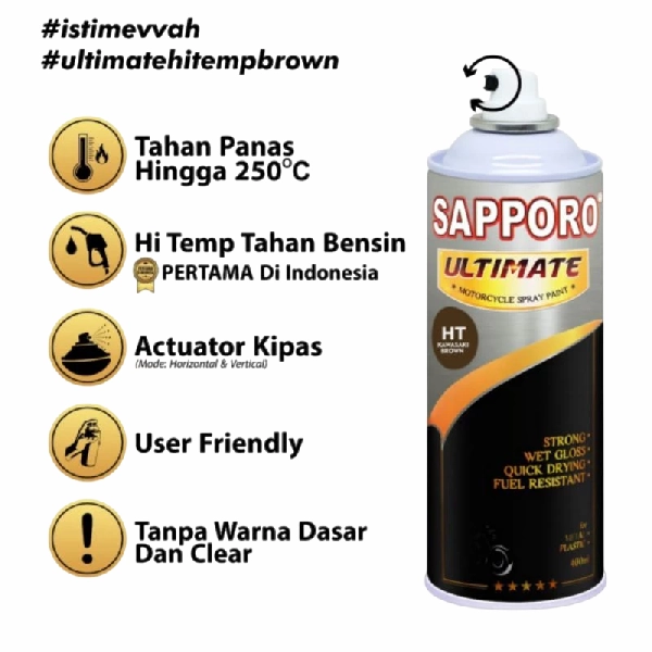 SAPPORO Ultimate Kawasaki Brown Hi-Temp 400ml