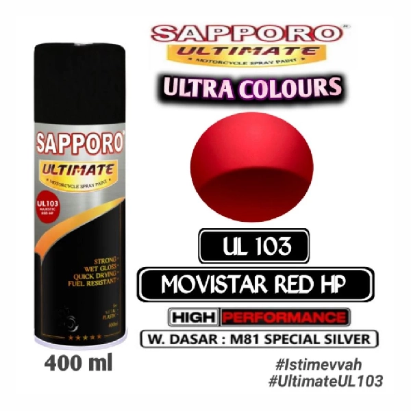 SAPPORO Ultimate Majestic Red HP UL103 400ml