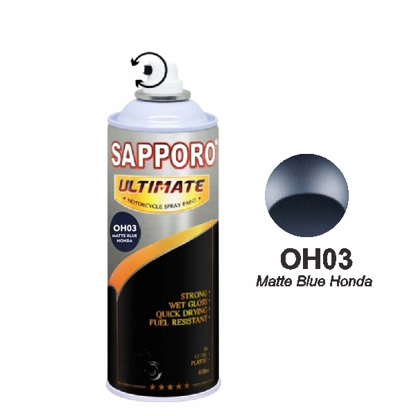 SAPPORO Ultimate Matte Blue Honda OH03 400ml