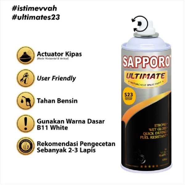 SAPPORO Ultimate Orange Yellow S23 400ml
