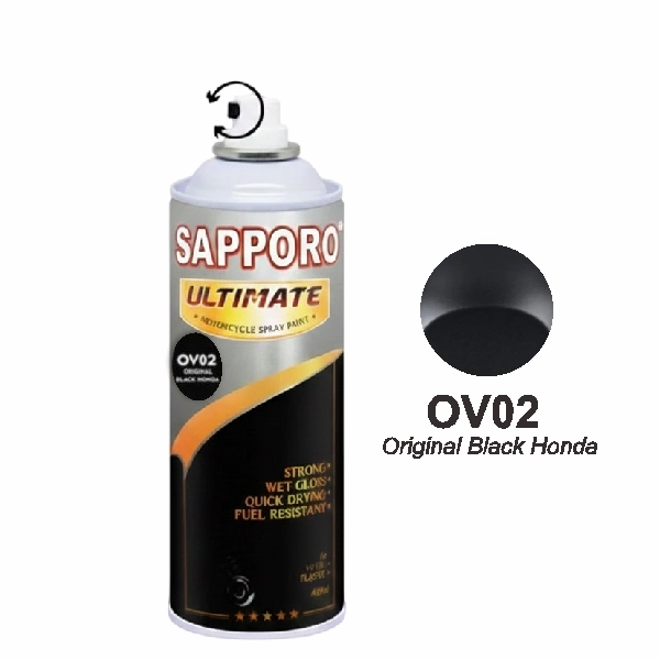 SAPPORO Ultimate Original Black Honda OV02 400ml