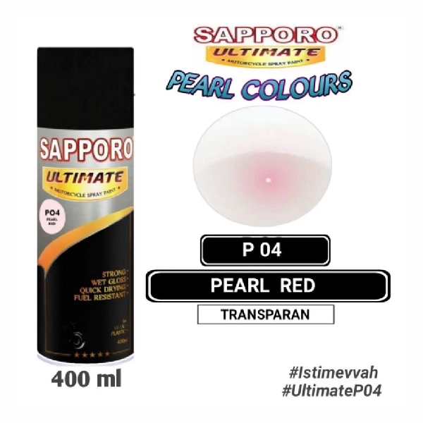 SAPPORO Ultimate Pearl Red P04 400ml