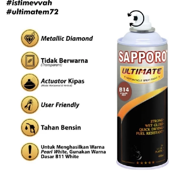 SAPPORO Ultimate Primer Red B14 400ml