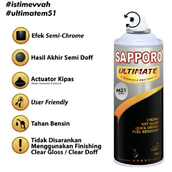SAPPORO Ultimate Silver M51 400ml