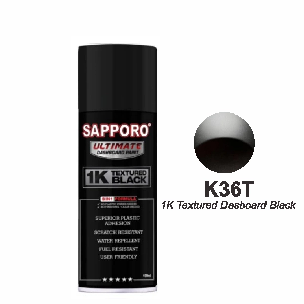 SAPPORO Ultimate Textured Dashboard Black K36T 400ml