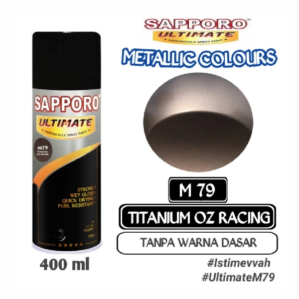 SAPPORO Ultimate Titanium OZ Racing M79 400ml