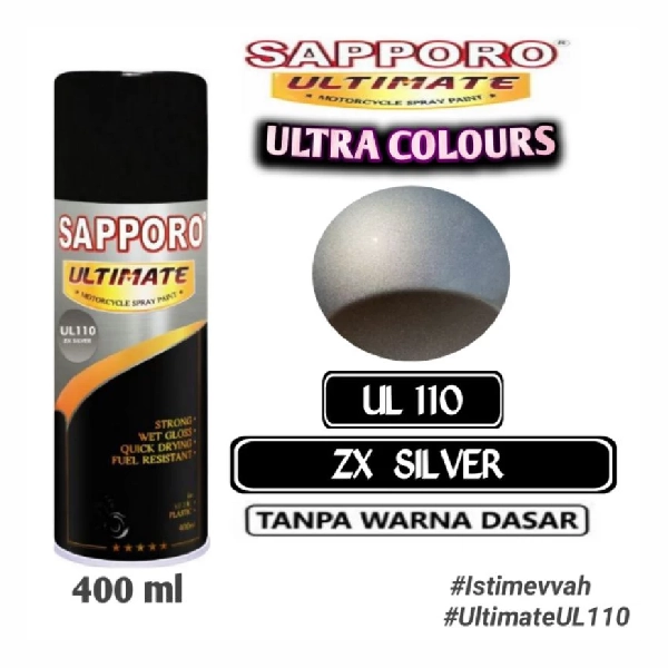 SAPPORO Ultimate ZX Silver UL110 400ml