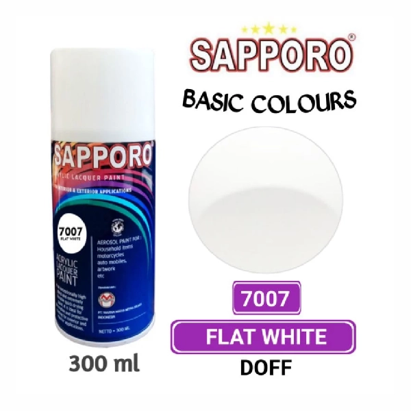 SAPPORO White Flat Doff 7007 300ml
