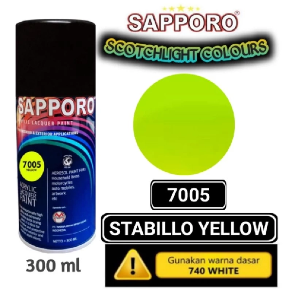 SAPPORO Yellow Fluorescent Stabilo 7005 300ml