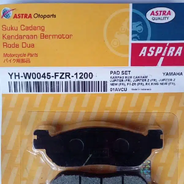 ASPIRA Disc Pad F1ZR Jupiter Z Nouvo Scorpio Z