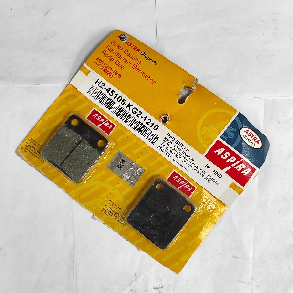 ASPIRA Disc Pad GL Pro Neotech KLX (Kotak) KG2