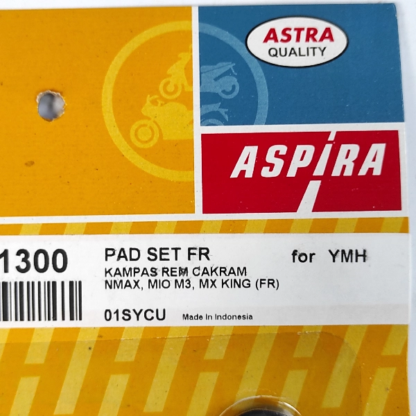 ASPIRA Disc Pad M3 MX King Nmax Depan