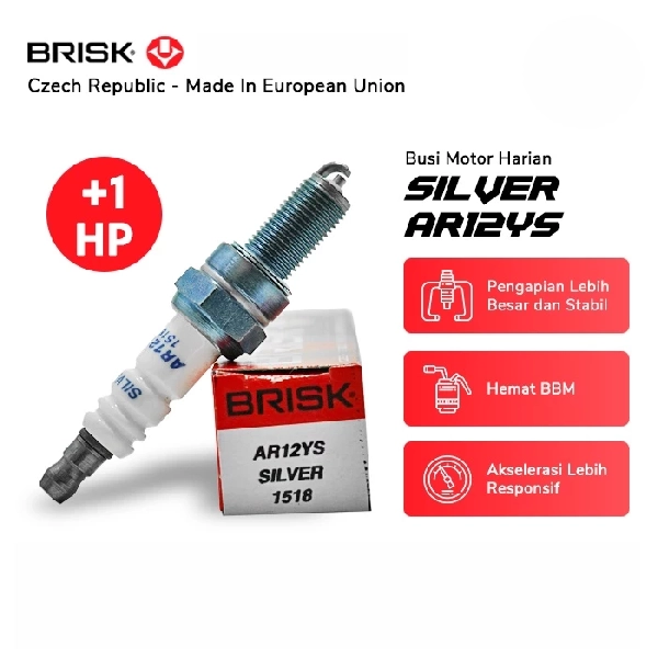 BRISK Busi AR12YS Silver Racing