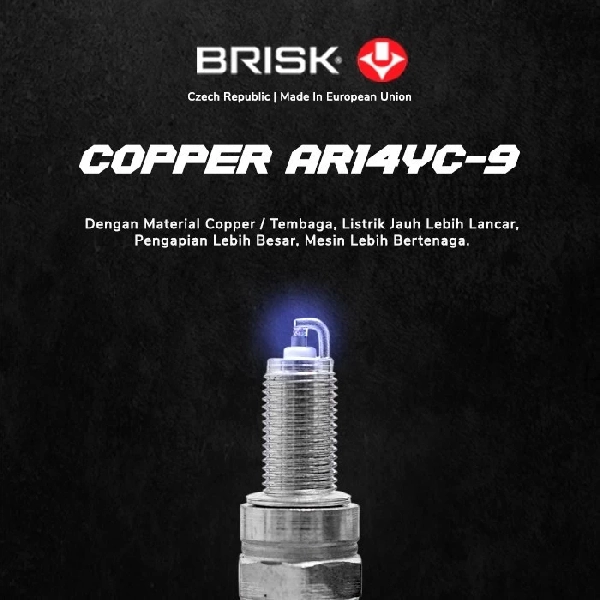 BRISK Busi AR14YC-9 Copper Racing