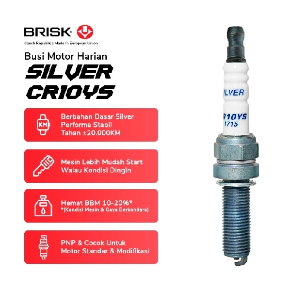 BRISK Busi CR10YS Silver Racing