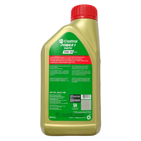 CASTROL Power1 Matic 10W30 Oli 0,8L