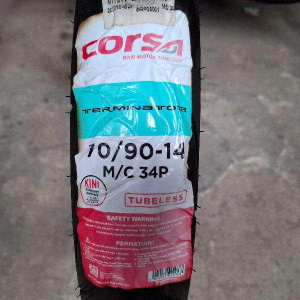 CORSA Ban Tubeless 70/90-14