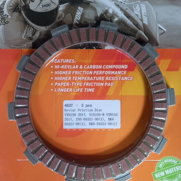 DAYTONA Clutch Vixion New R15 V3 Bk6 4627 (3pc)