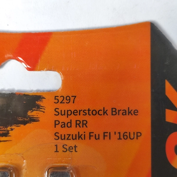 DAYTONA Disc Pad FU Fi Belakang  Super Stock (Hitam)