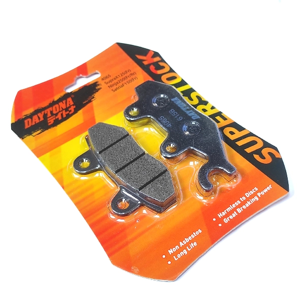 DAYTONA Disc Pad Supra FU Karisma Depan Ninja Belakang Superstock 4065 (Hitam)