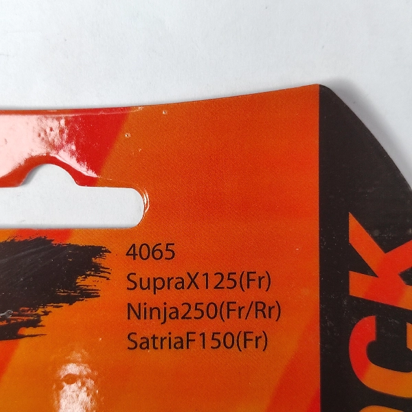 DAYTONA Disc Pad Supra FU Karisma Depan Ninja Belakang Superstock 4065 (Hitam)