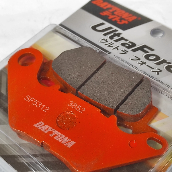 DAYTONA Disc Pad Xmax R25 Belakang Lapinus Fiber 3852 (Orange)