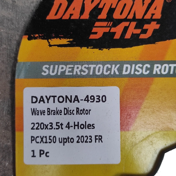 DAYTONA Pircak PCX 150 Depan 4930