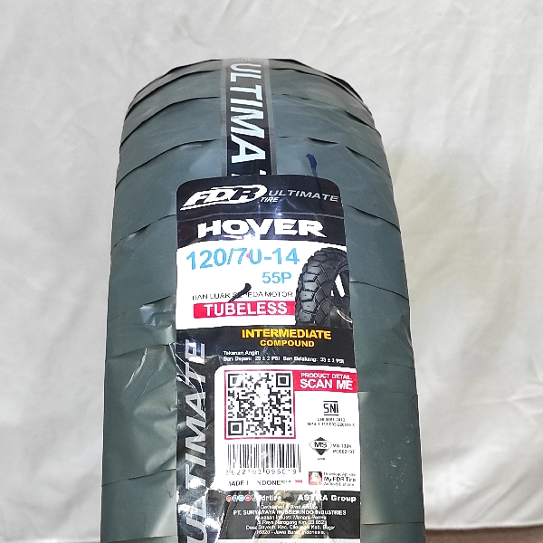 FDR Ban Tubeless 120/70-14 Hover