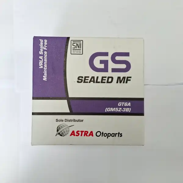 GS Astra AKI Kering GT6A (GM5Z-3B) Maintenance Free
