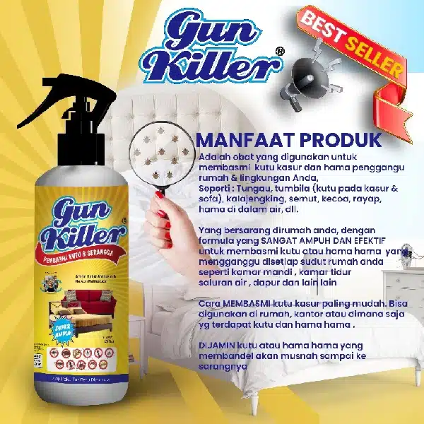 GUN KILLER Pembasmi Kutu Hama Tungau 100ml