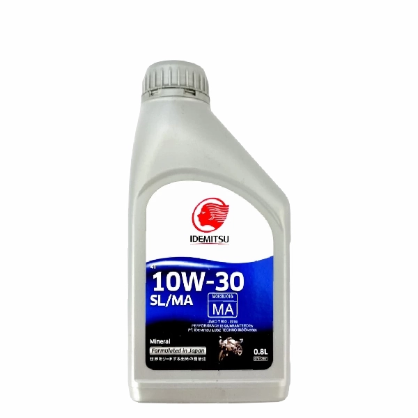 IDEMITSU 4T 10W30/10W40 SL MA Oli Bebek Sport 0.8L (Mineral)