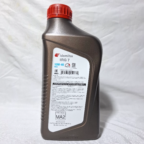 IDEMITSU 4T IRG7 10W40 MA2 Oli Bebek Sport 1L