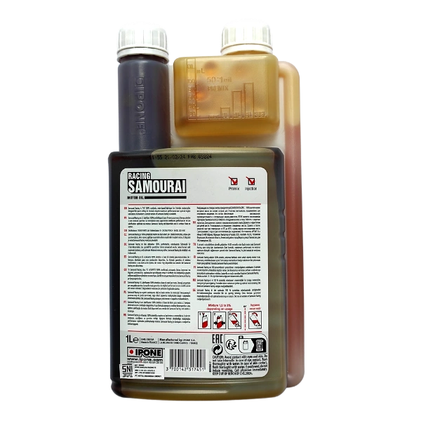 IPONE 2T Samourai Racing Oli 1L
