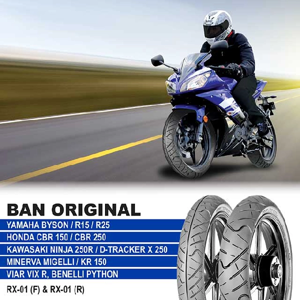 IRC RX-01 Ban Tubeless 80/90-17