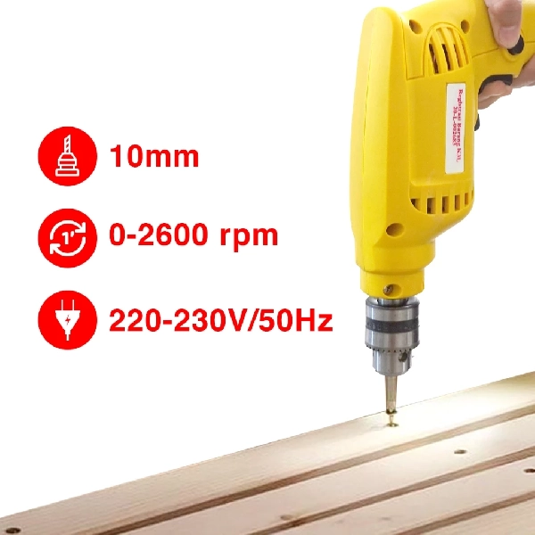 KENMASTER Bor Impact Bolak-Balik 10MM KM-603R
