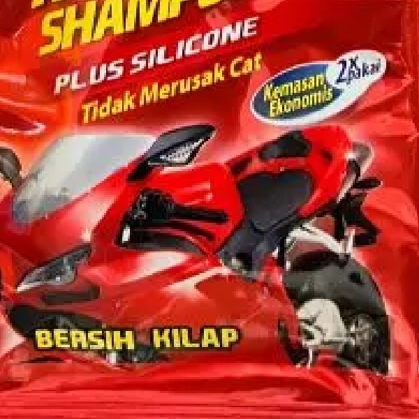 KIT Shampoo Cuci Motor Sachet Merah 30ml