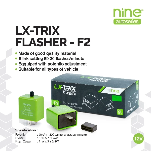 Luminos Flasher LED 12V (F2 Stelan Atas)