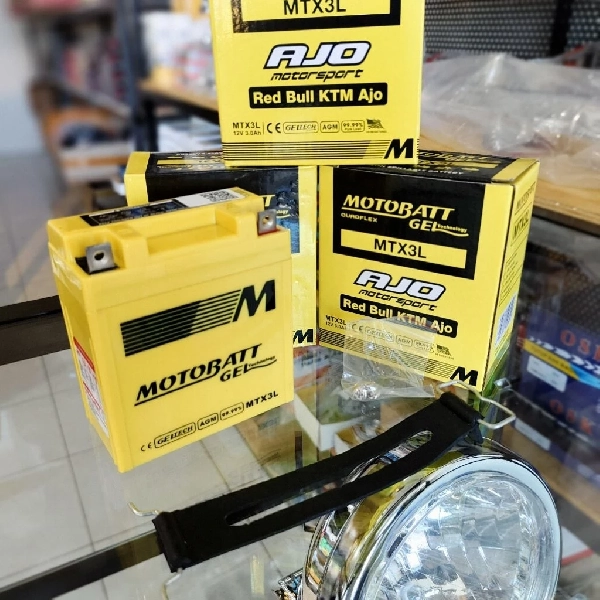 Motobatt Aki MTX3L YB3L 3.6Ah (98*56*109mm)