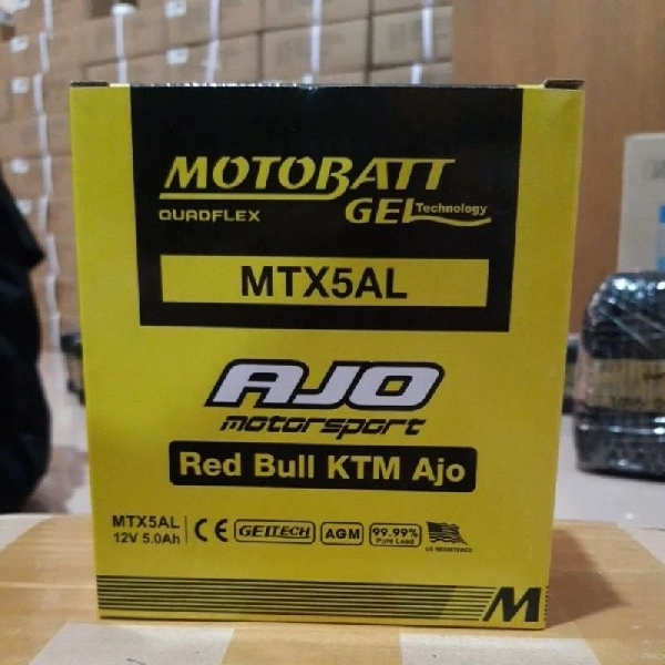 Motobatt Aki MTX5AL GM5Z-3B 6Ah (120*59*131mm)